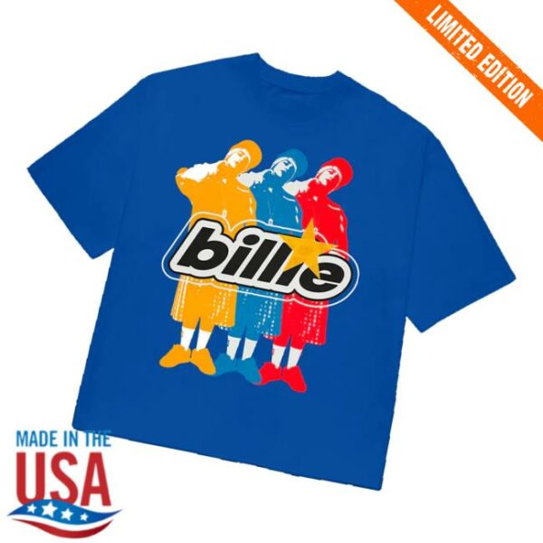 kenny Billie Eilish Merch Store Billie Repeat Blue T Shirta