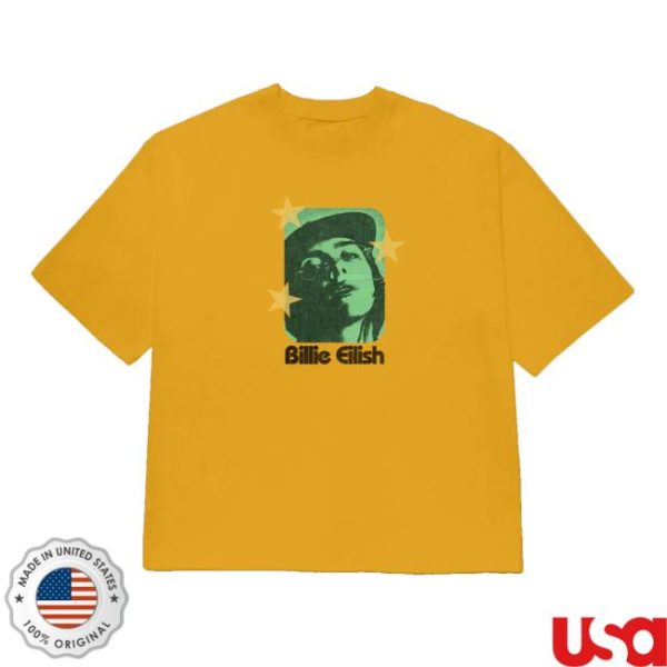 kenny Billie Eilish Merch Store Dice Yellow T Shirt