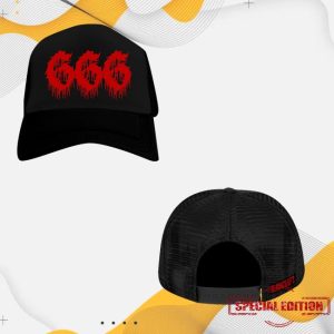 kenny Black Craft Cult Merch Store Dripping 666 Trucker Hat