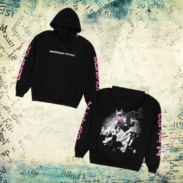 kenny Blink182 Merch Store Missionary Impossible Tour Hoodiex