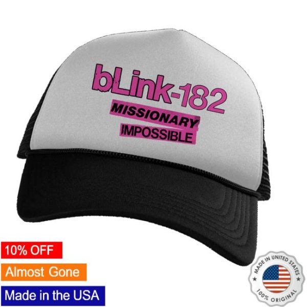 kenny Blink182 Merch Store Missionary Impossible Tour Trucker Hatv