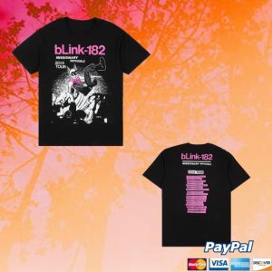 kenny Blink182 Merch Store Shop Missionary Impossible Tour Black T Shirt