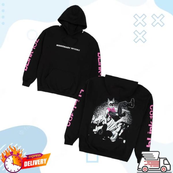 kenny Blink182 Merch Store Shop Missionary Impossible Tour Hoodiev