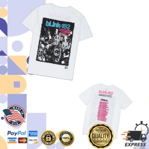 kenny Blink182 Merch Store Shop Missionary Impossible Tour White T Shirtv