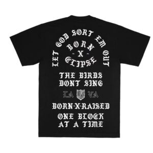 kenny Born X Raised Merch Store Born X Raised Clipse Memorial Tee Blacka