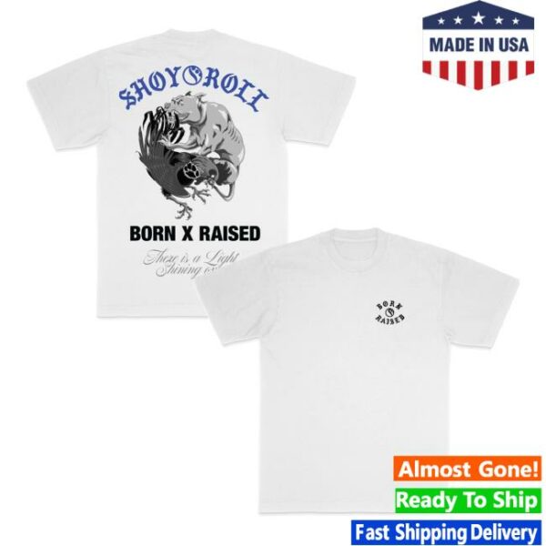 kenny Born X Raised Merch Store Born X Raised Shoyoroll Balance Tee Whiteaa