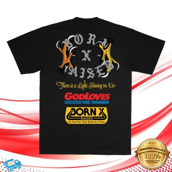 kenny Born X Raised Merch Store Bxr Sport Light Shining Rocker Tee Blacka