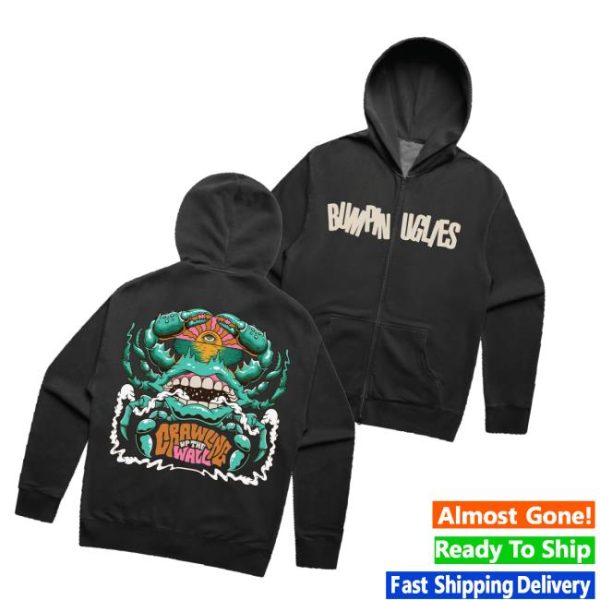 kenny Bumpin Uglies Store Merch Crawling Up The Wall Zip Hoodiea