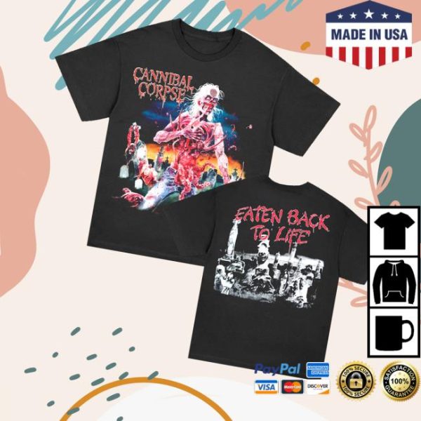 kenny Cannibal Corpse Merch Store Eaten Back To Life T Shirtv