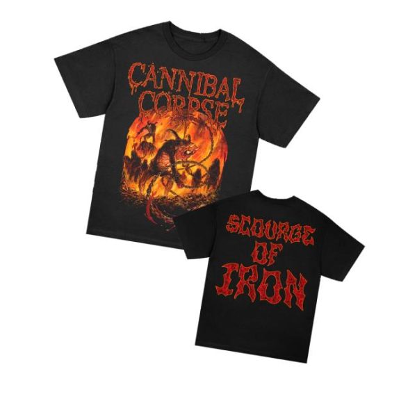 kenny Cannibal Corpse Merch Store Scourge Of Iron T Shirtv
