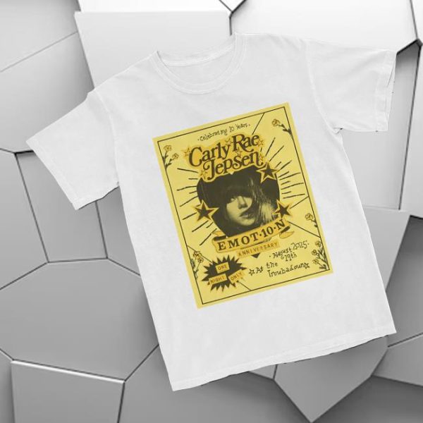 kenny Carly Rae Jepsen Merch Store Emotion One Night Only T Shirta