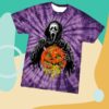 kenny Cavitycolors Merch Store Ghost Face Creepy Carver Tie Dye T Shirtv
