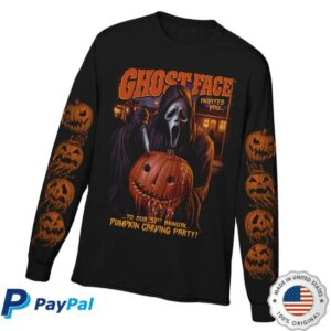 kenny Cavitycolors Merch Store Ghost Face Halloween Party Long Sleeve Shirt
