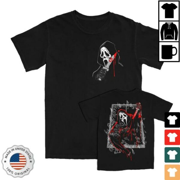 kenny Cavitycolors Merch Store Ghost Face Party Crasher T Shirt