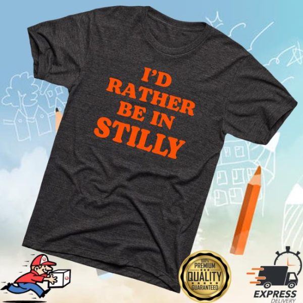 kenny Charlie Hustle Merch Store Id Rather Be In Stilly Teea