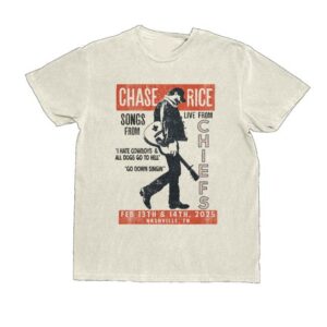 kenny Chase Rice Shop Merch Chiefs Tee