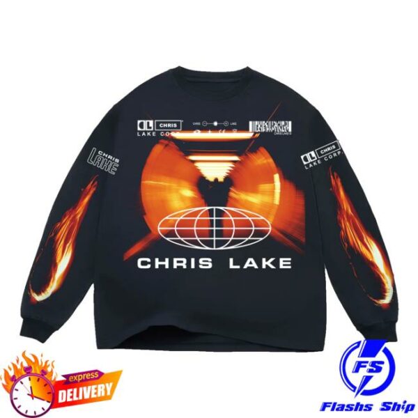 kenny Chris Lake Merch Store Chemistry Tunnel Longsleeve Limo Black