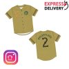 kenny Cuttysworldwide Merch Store The Relentless Two Gold Baseball Jerseyv