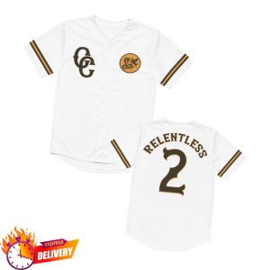 kenny Cuttysworldwide Merch Store The Relentless Two White Baseball Jerseyv