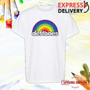 kenny Deftones Shop Merch Rainbow Logo T Shirt kenny Deftones Shop Merch Rainbow Logo T Shirt