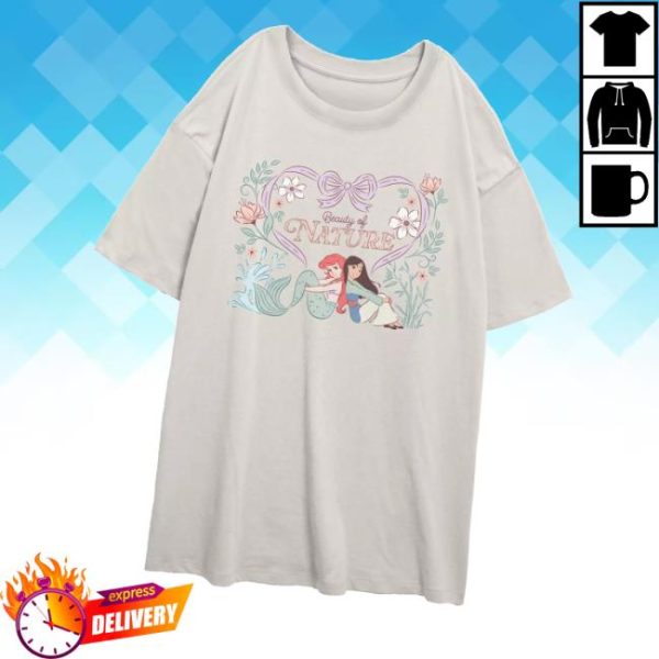 kenny Disney Store Merch Ariel And Mulan T Shirtv