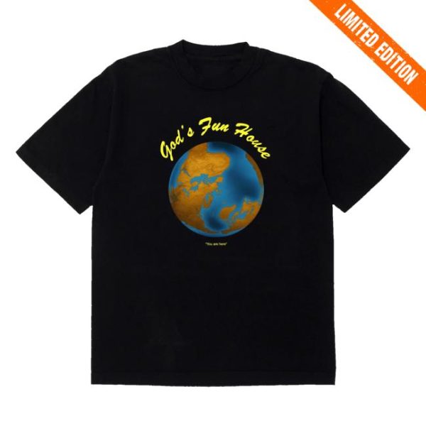 kenny Earl Sweatshirt Merch Store Gods Fun House Black Tee