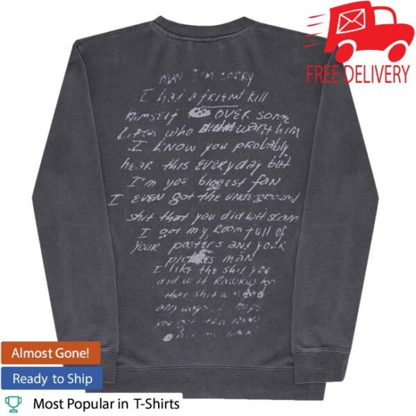 kenny Eminem Merch Store Dear Slim Crewnecka