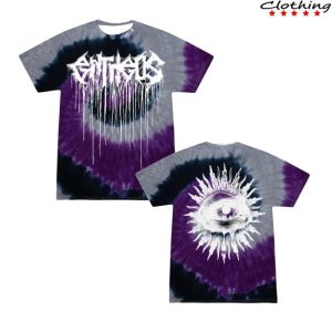 kenny Entheos Store Merch Shop Entheos Purple Tie Dye Drip Logo Tee