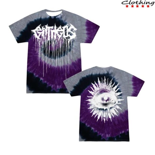 kenny Entheos Store Merch Shop Entheos Purple Tie Dye Drip Logo Tee