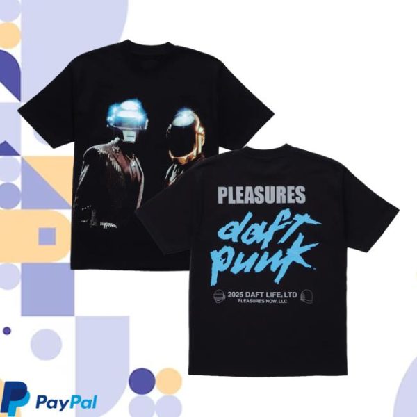 kenny Fast Times Merch Store Pleasures Now X Daft Punk Duo T Shirt Blackaa
