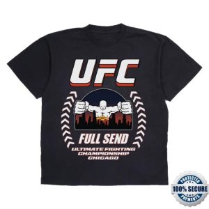 kenny Full Send Merch Store Shop Ufc Chicago Cage Black T Shirt