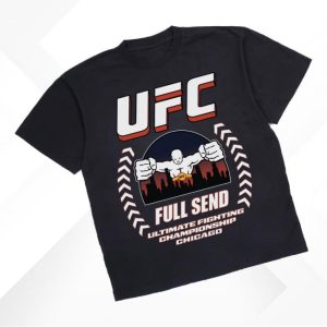 kenny Full Send Merch Store Shop Ufc Chicago Cage Black T Shirta