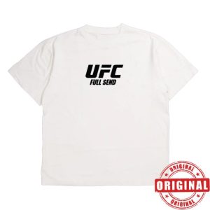 kenny Full Send Merch Store Shop Ufc Chicago Skyline White T Shirt