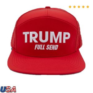 kenny Full Send Merch Trump Red White Hydro Hat