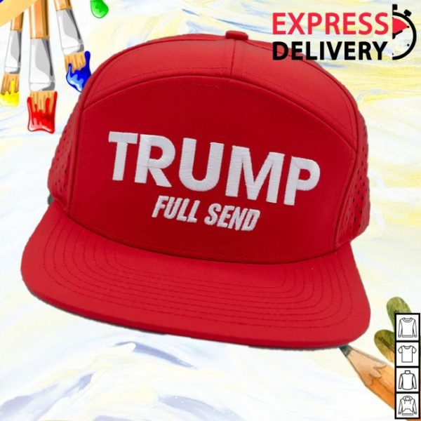 kenny Full Send Merch Trump Red White Hydro Hatv