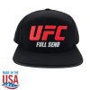 kenny Full Send Merch Ufc Black Red Logo Hydro Hat