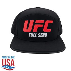 kenny Full Send Merch Ufc Black Red Logo Hydro Hat