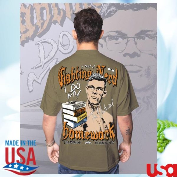 kenny Full Violence Merch Store Caio Borralho Homework Classic Tee In Olivea