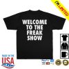 kenny G Eazy Merch Store Welcome Freak Show Statement Black Tee