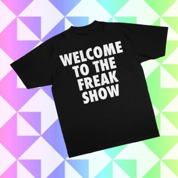 kenny G Eazy Merch Store Welcome Freak Show Statement Black Teea