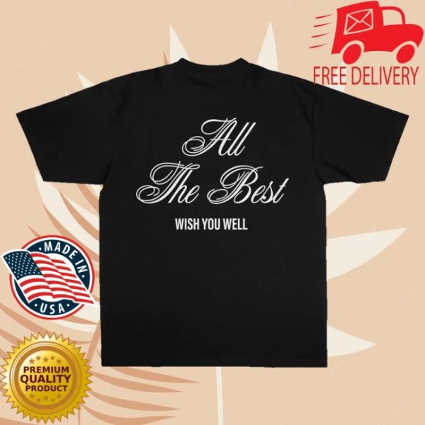 kenny G Eazy Merch Store Wish You Well Statement Black Tee