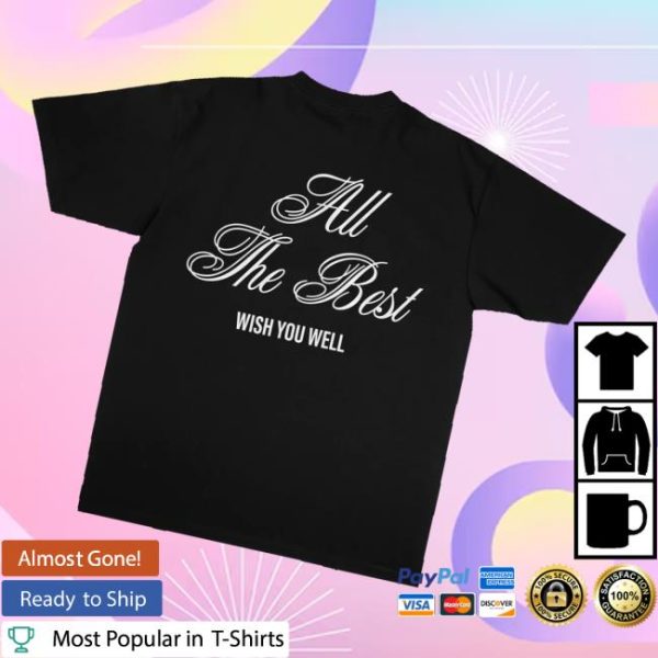 kenny G Eazy Merch Store Wish You Well Statement Black Teea