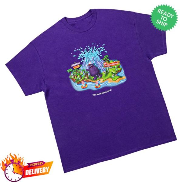kenny Golden Arches Unlimited Merch Store Shop Grimace Island Expedition Teea