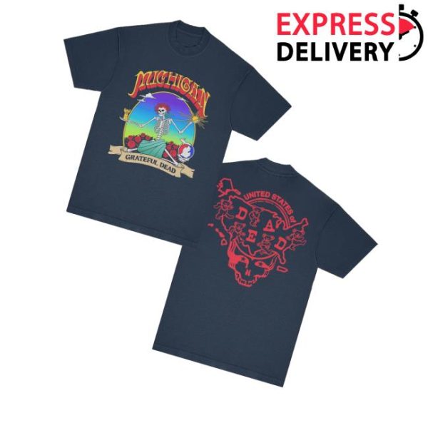 kenny Grateful Dead Merch Store Michigan United States Of Dead T Shirtv
