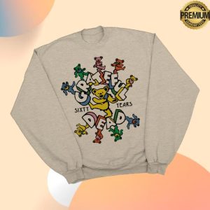 kenny Grateful Dead Merch Store Shop 60Th Marching Bears Crewneck Sweatshirta
