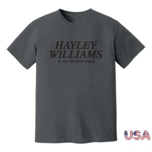kenny Hayley Williams Merch Store My Favorite Band Tee Glum Gray kenny Hayley Williams Merch Store My Favorite Band Tee Glum Gray