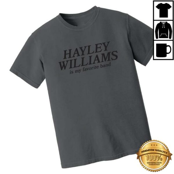 kenny Hayley Williams Merch Store My Favorite Band Tee Glum Graya