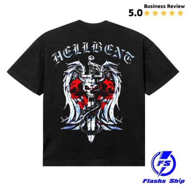 kenny Hellbent Records Merch Store Shop Hellbent Dagger Logo Teea