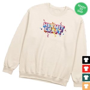 kenny Hermitcraft Merch Store Paint Splatter Crewnecka