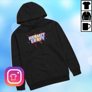 kenny Hermitcraft Merch Store Paint Splatter Hoodiea